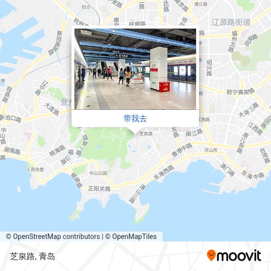 芝泉路地图
