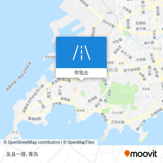 吴县一路地图