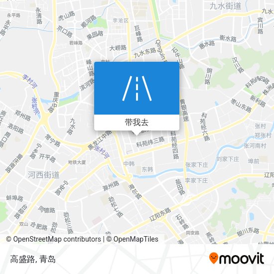 高盛路地图