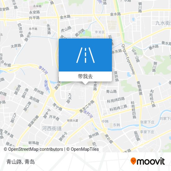 青山路地图