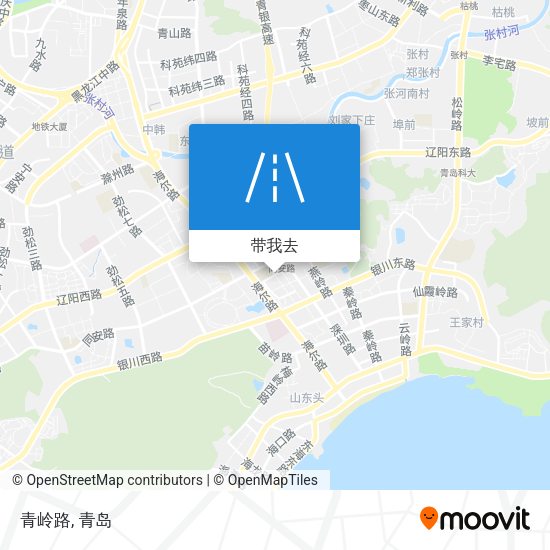 青岭路地图