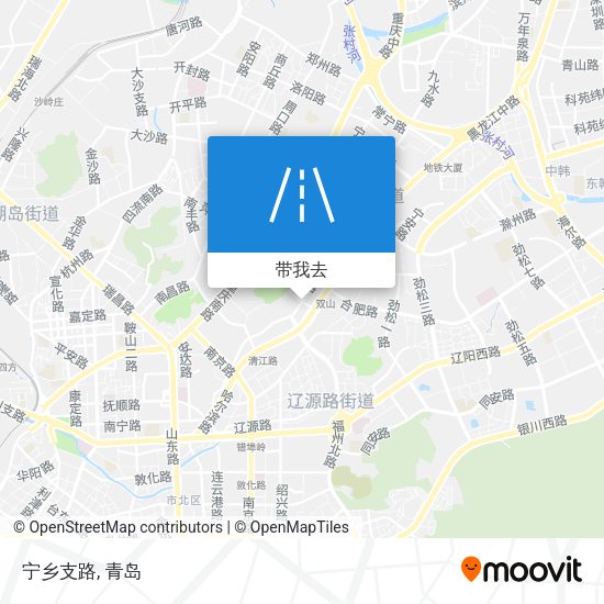 宁乡支路地图