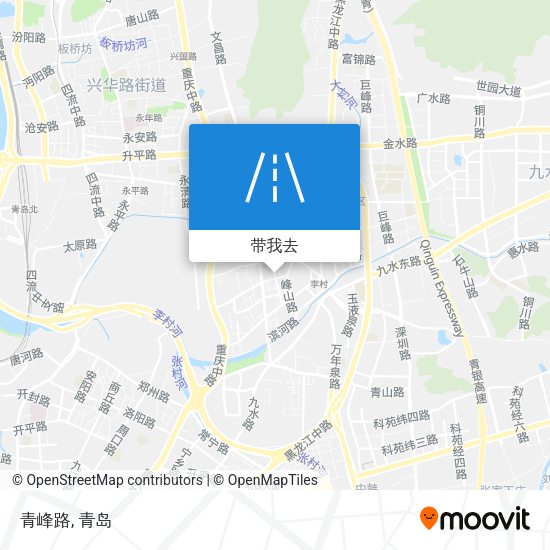 青峰路地图