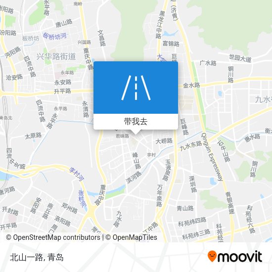 北山一路地图