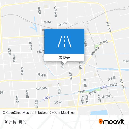 泸州路地图