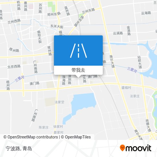 宁波路地图