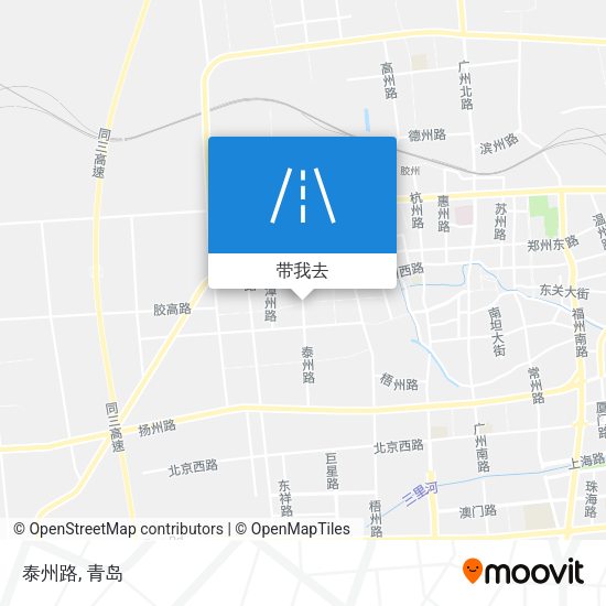 泰州路地图
