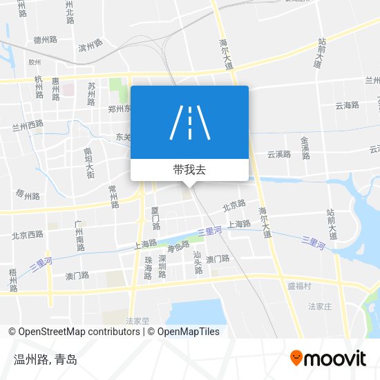 温州路地图