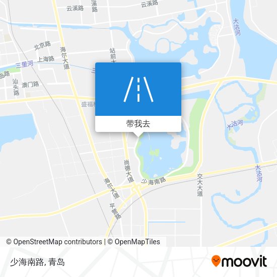 少海南路地图