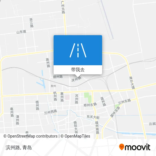 滨州路地图