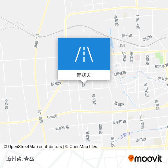 漳州路地图