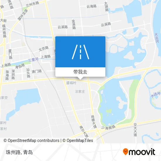 珠州路地图