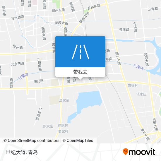 世纪大道地图