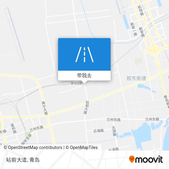 站前大道地图