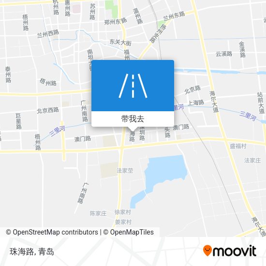 珠海路地图