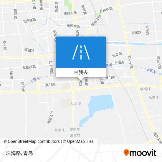 珠海路地图