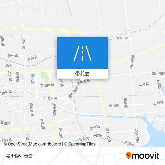 泉州路地图