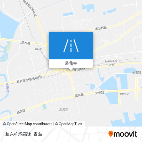 胶东机场高速地图