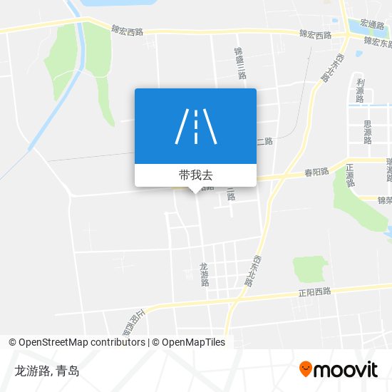 龙游路地图