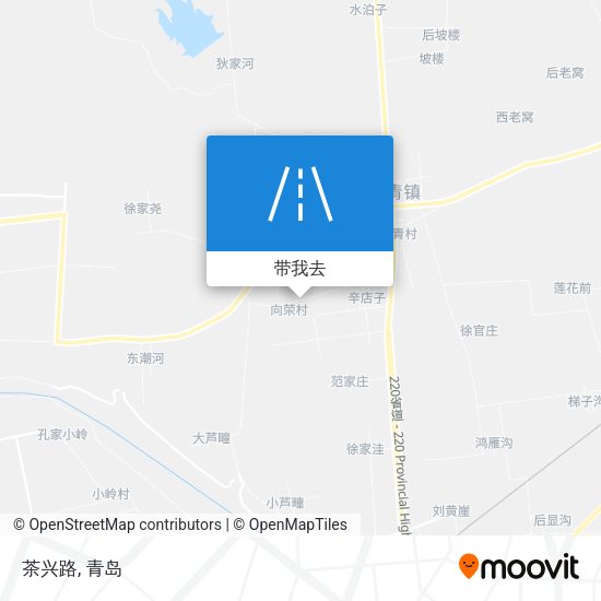茶兴路地图