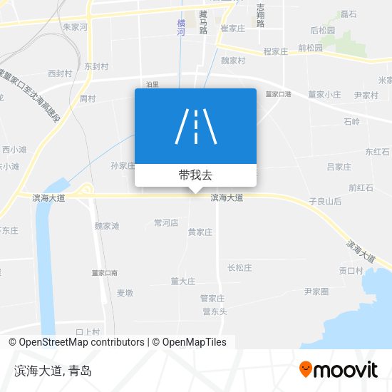 滨海大道地图