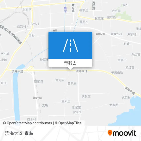 滨海大道地图