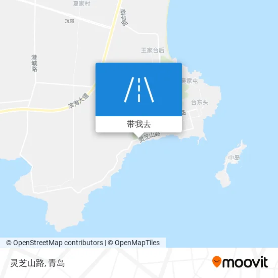 灵芝山路地图