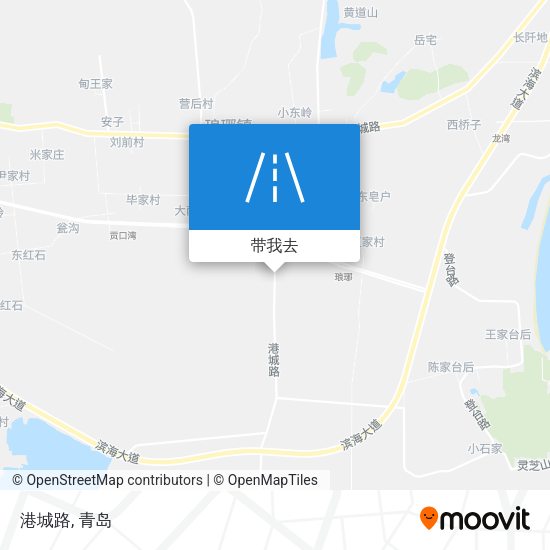 港城路地图