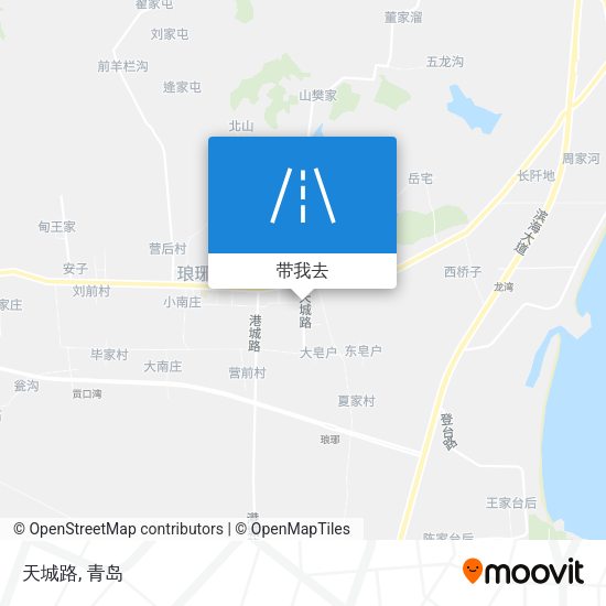 天城路地图