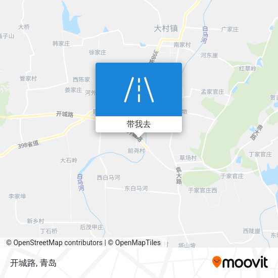 开城路地图