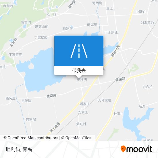 胜利街地图