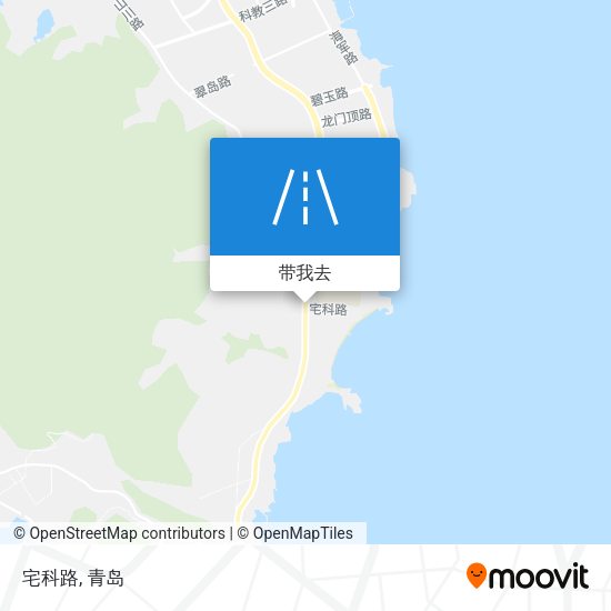宅科路地图