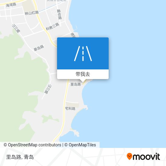 里岛路地图