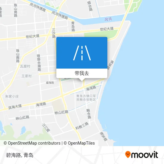 碧海路地图