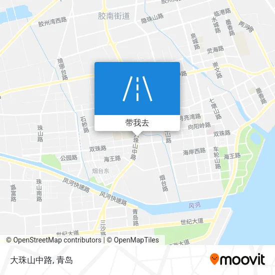大珠山中路地图