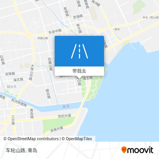 车轮山路地图