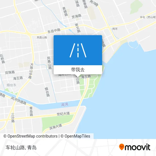车轮山路地图
