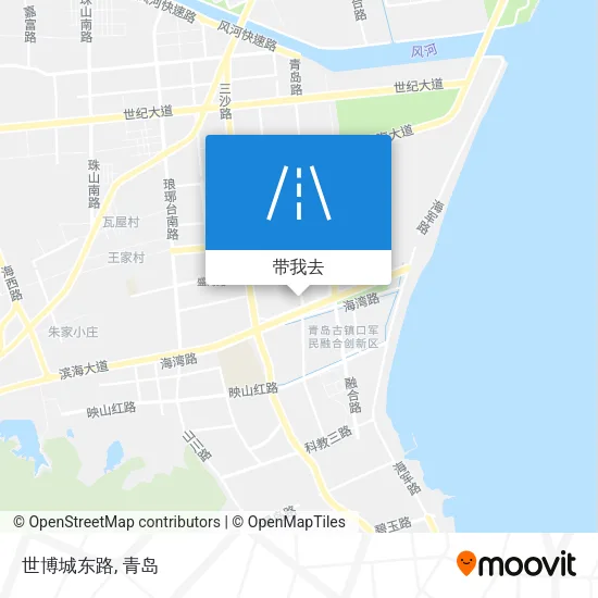 世博城东路地图