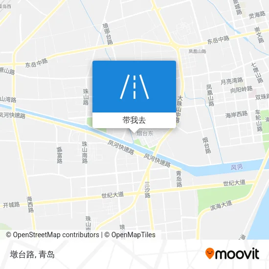 墩台路地图