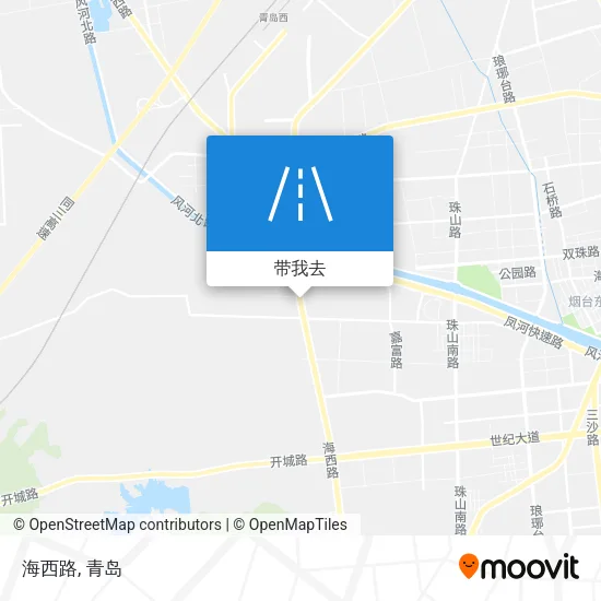 海西路地图