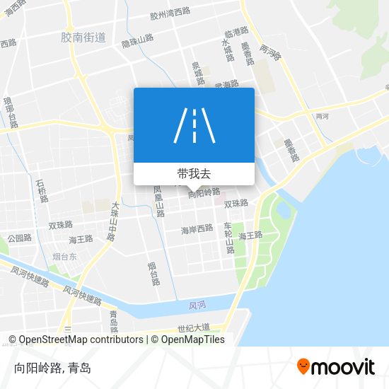 向阳岭路地图