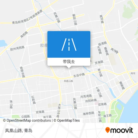 凤凰山路地图