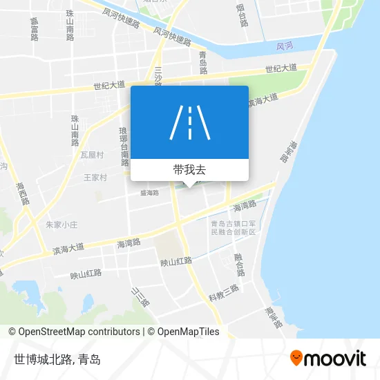 世博城北路地图