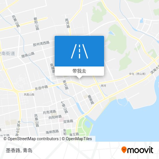 墨香路地图