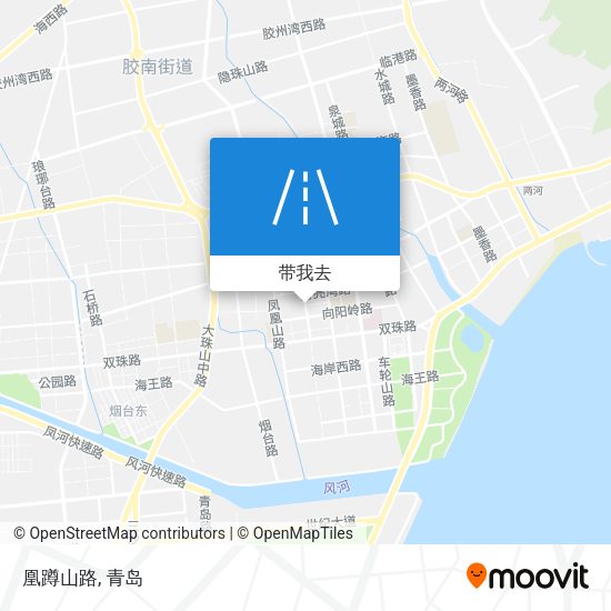 凰蹲山路地图