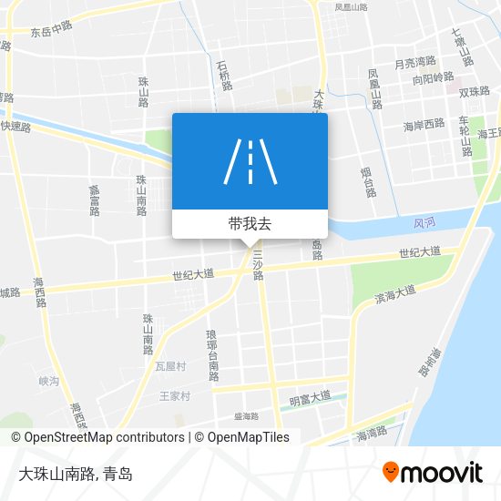 大珠山南路地图