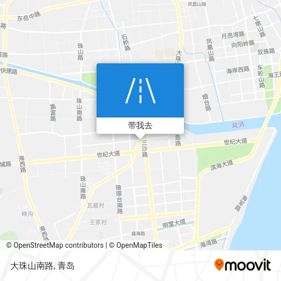 大珠山南路地图