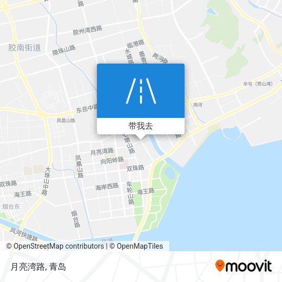 月亮湾路地图