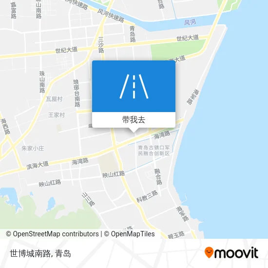 世博城南路地图