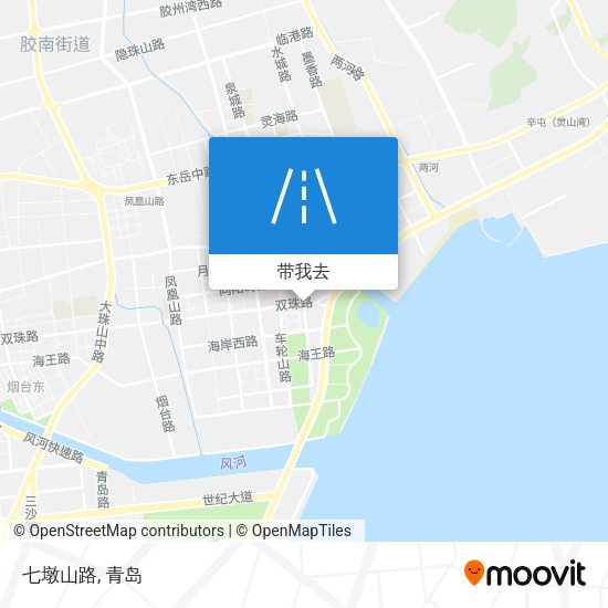 七墩山路地图